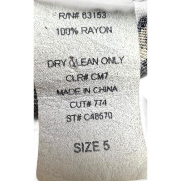 Vintage 90s Floral Boho Dress Rampage Cottagecore Grunge Button Down Midi 5 - Picture 11 of 11